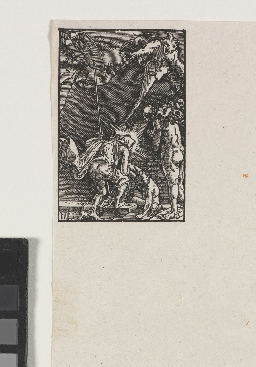 De Val en Verlossing van de Mens: Christus daalt af in de Hel, c. 1515 door Albrecht Altdorfer
