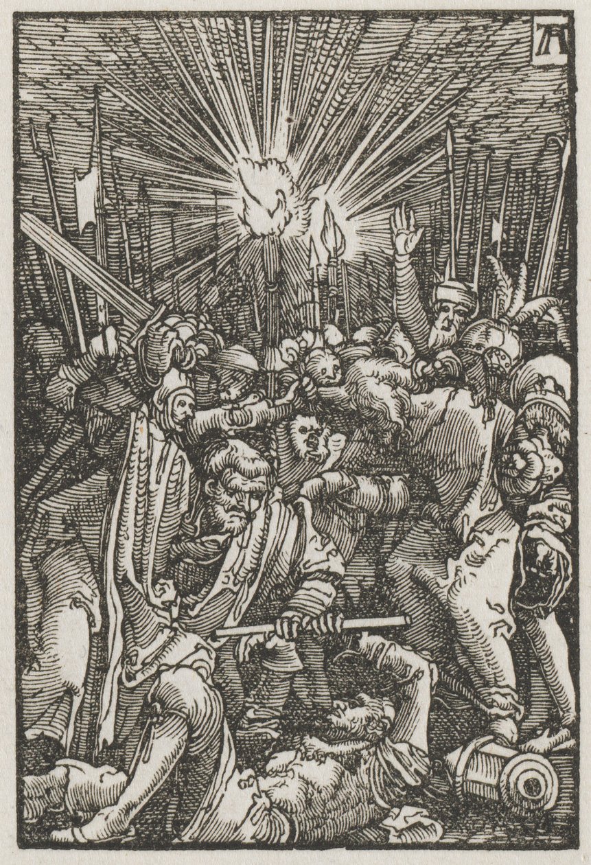 De Val en Verlossing van de Mens: Christus gevangen genomen door Albrecht Altdorfer