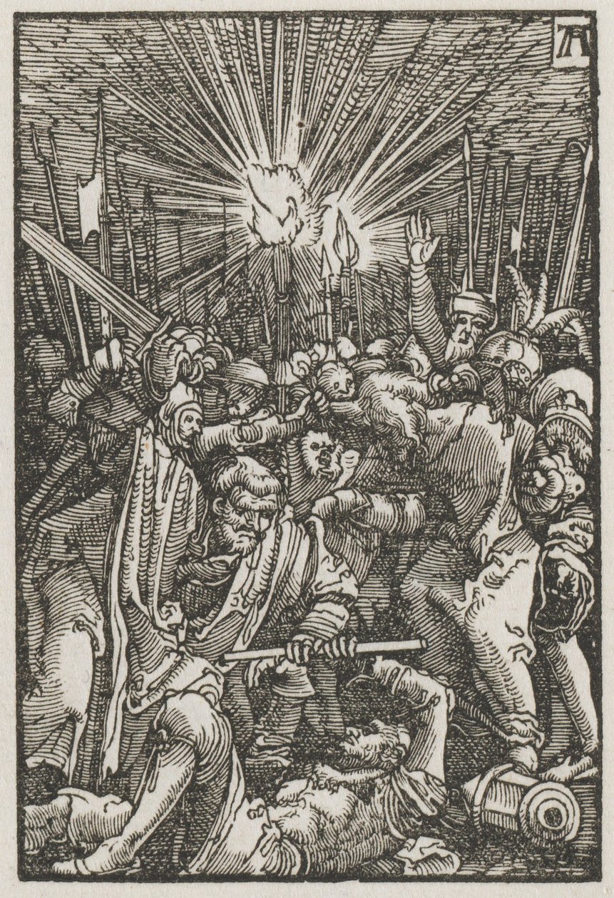 De val en verlossing van de mens: Christus gevangen genomen, ca. 1515 door Albrecht Altdorfer