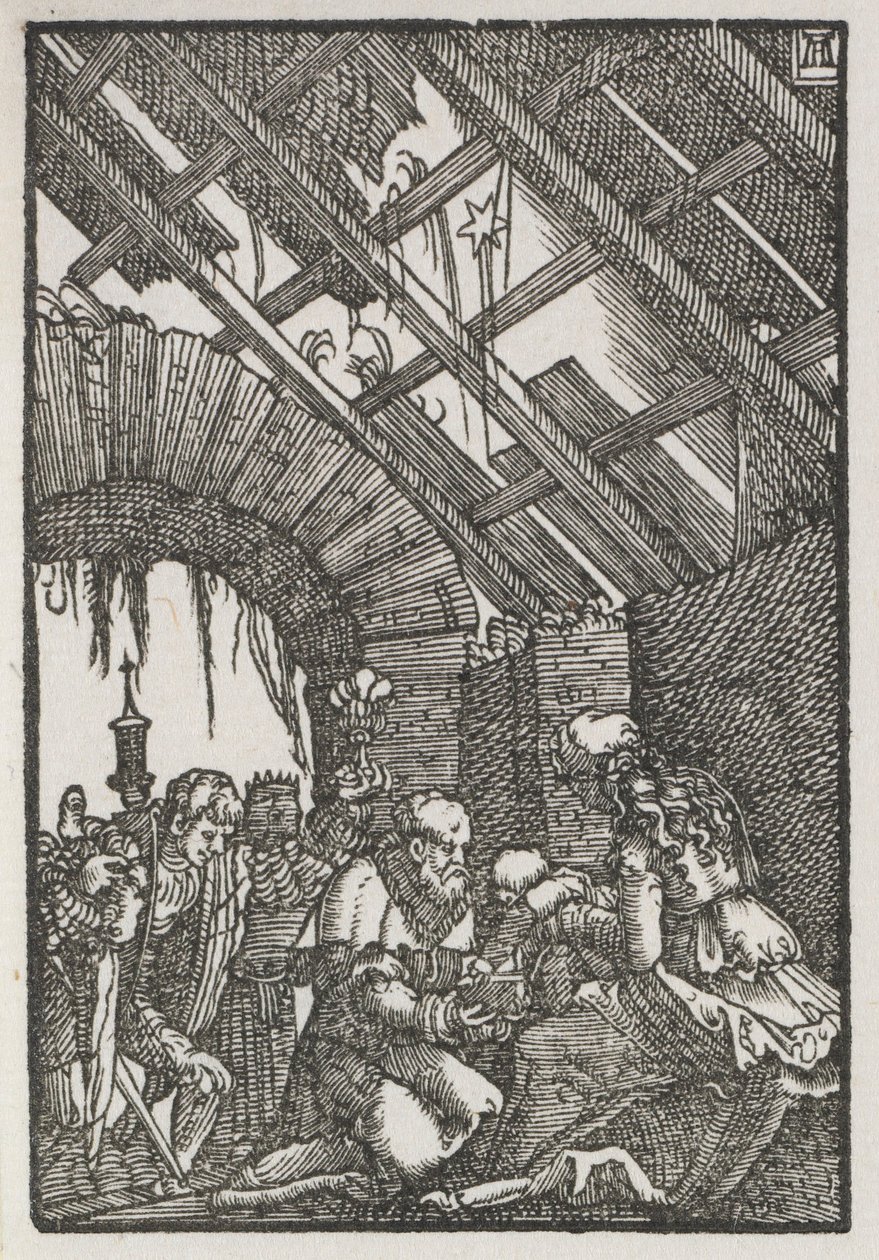 De Val en Verlossing van de Mens: De Aanbidding der Wijzen, ca. 1515 door Albrecht Altdorfer