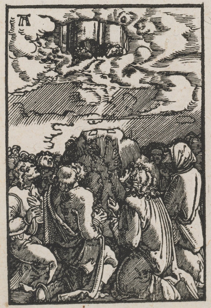 De Val en Verlossing van de Mens: De Hemelvaart door Albrecht Altdorfer