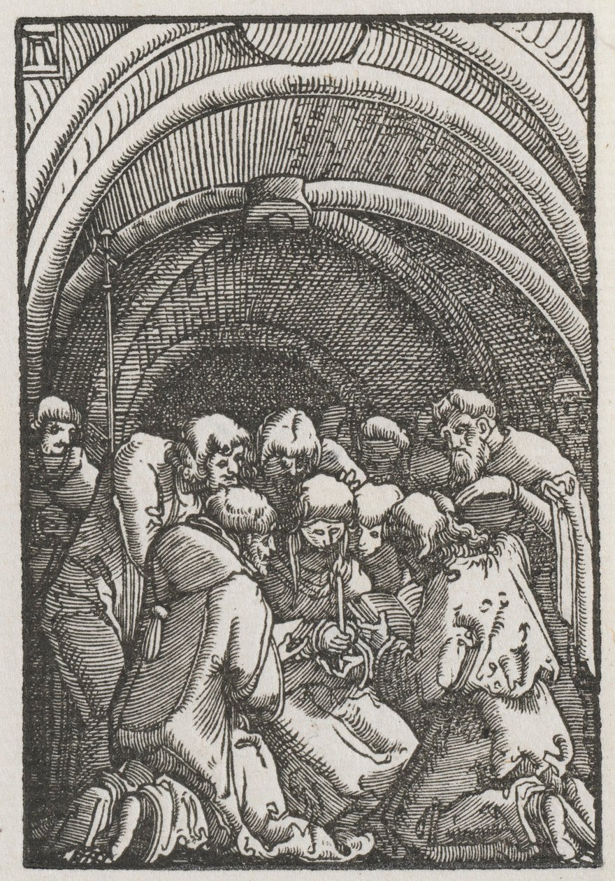 De val en verlossing van de mens: De dood van de Maagd, ca. 1515 door Albrecht Altdorfer