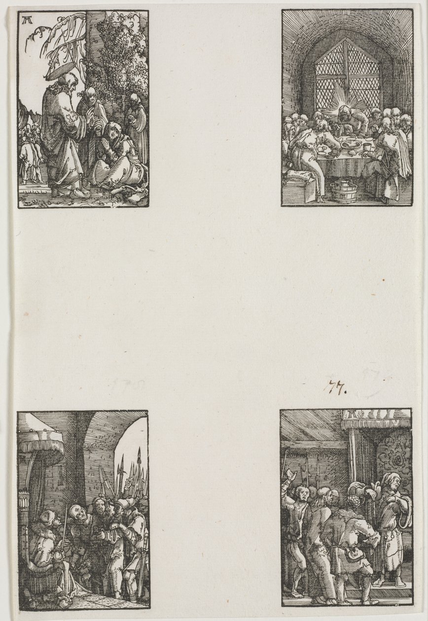 De val en verlossing van de mens, ca. 1515 door Albrecht Altdorfer