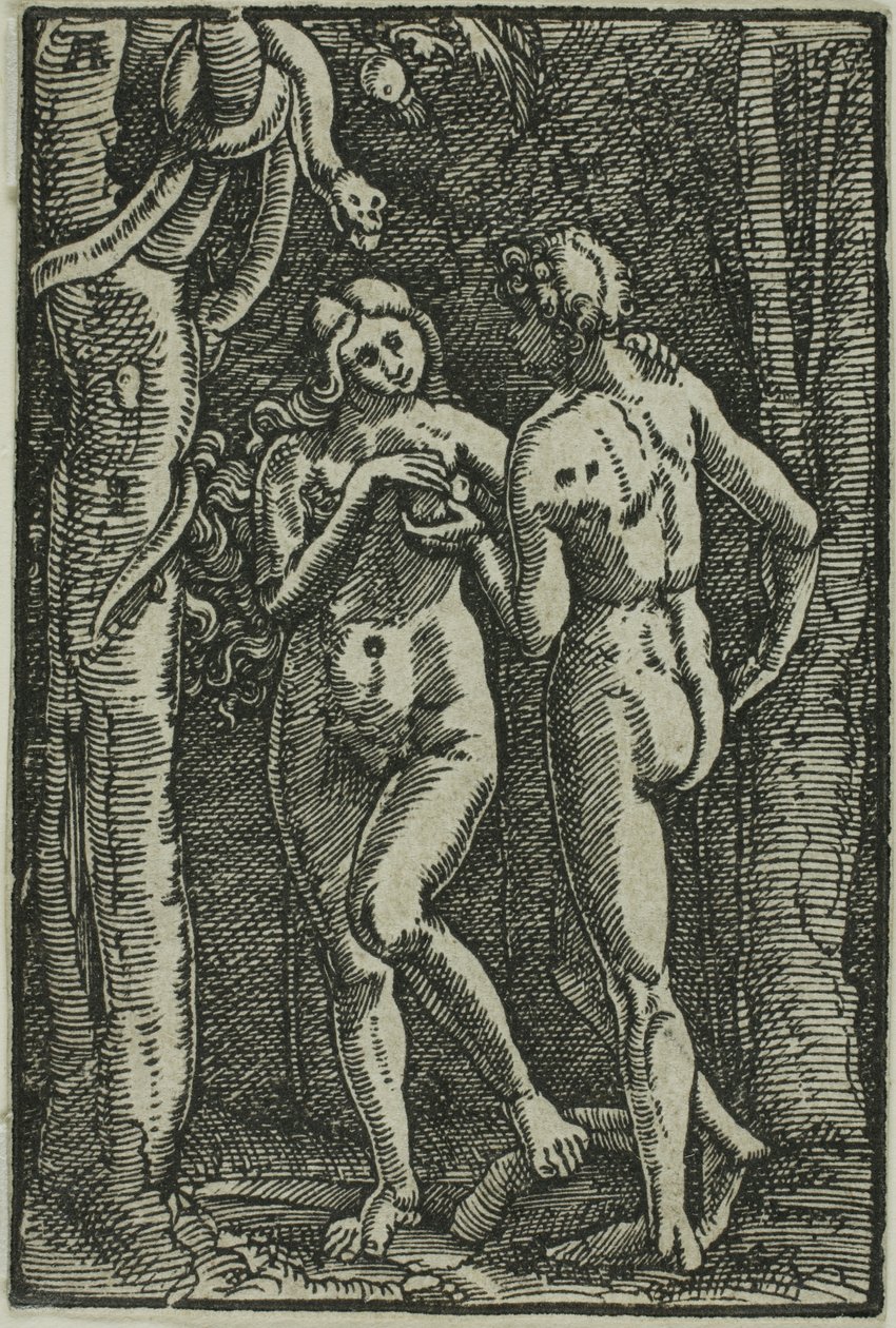 De val van de mens, uit De val en verlossing van de mens door Albrecht Altdorfer