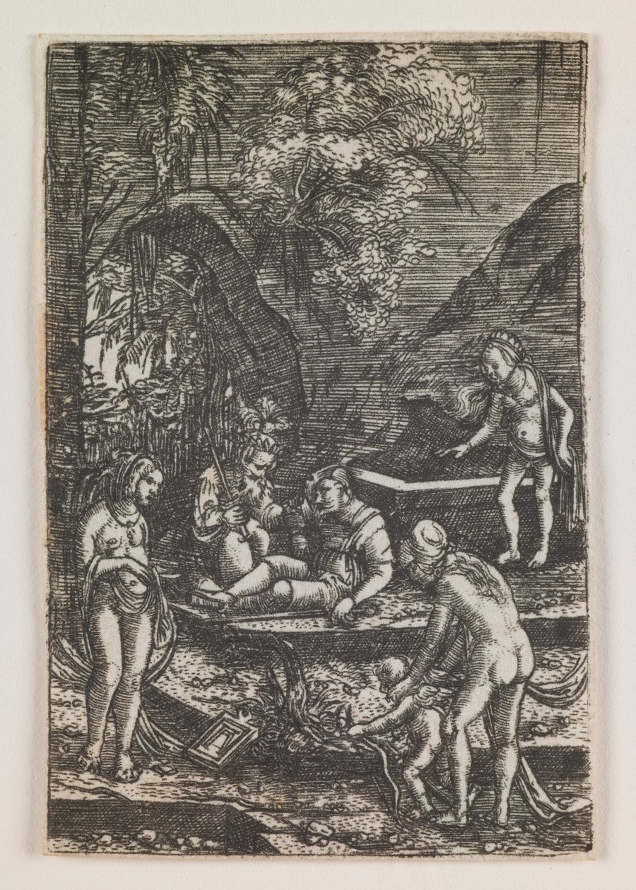 Het oordeel van Parijs door Albrecht Altdorfer
