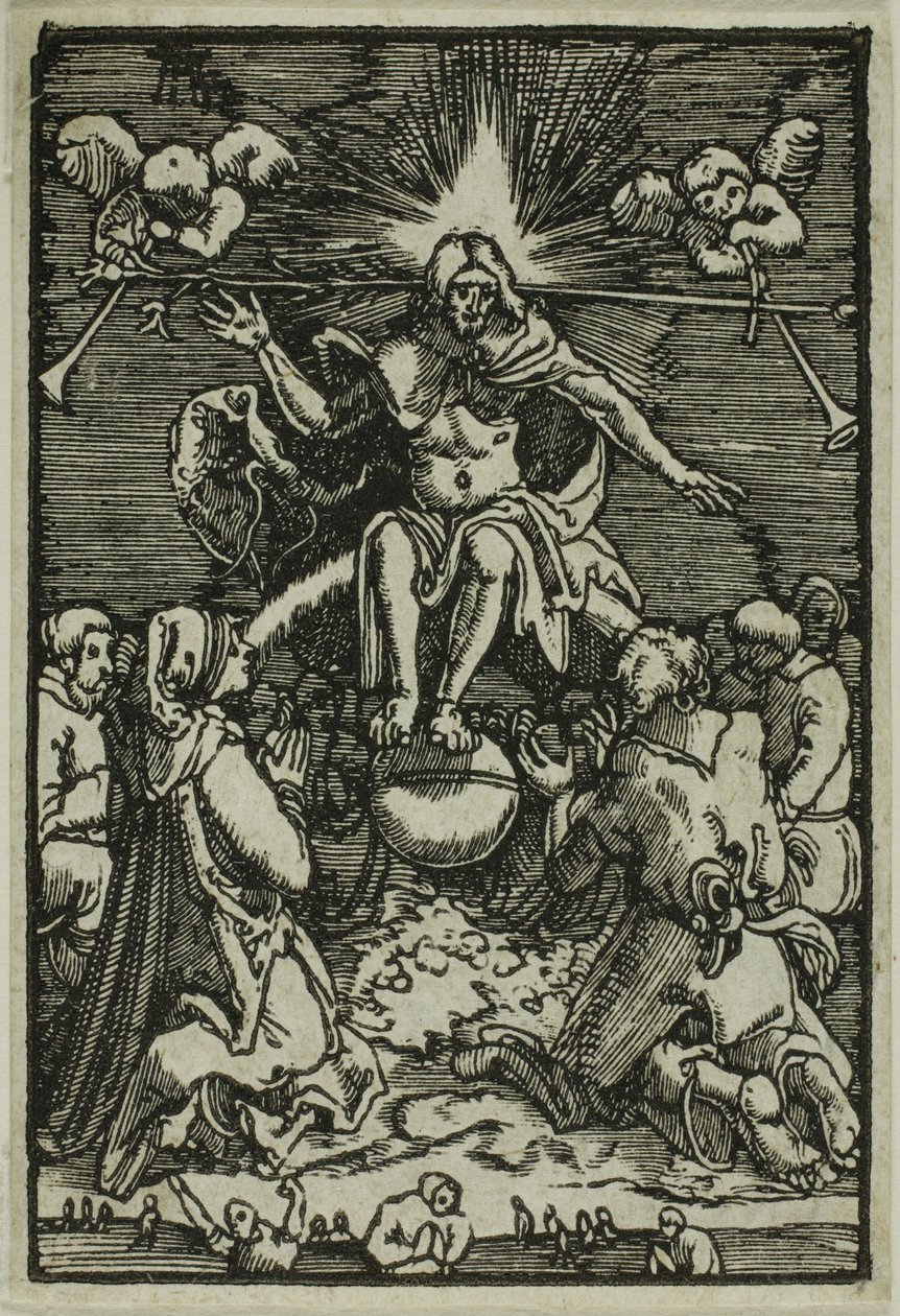 Het Laatste Oordeel, uit De Val en Verlossing van de Mens door Albrecht Altdorfer