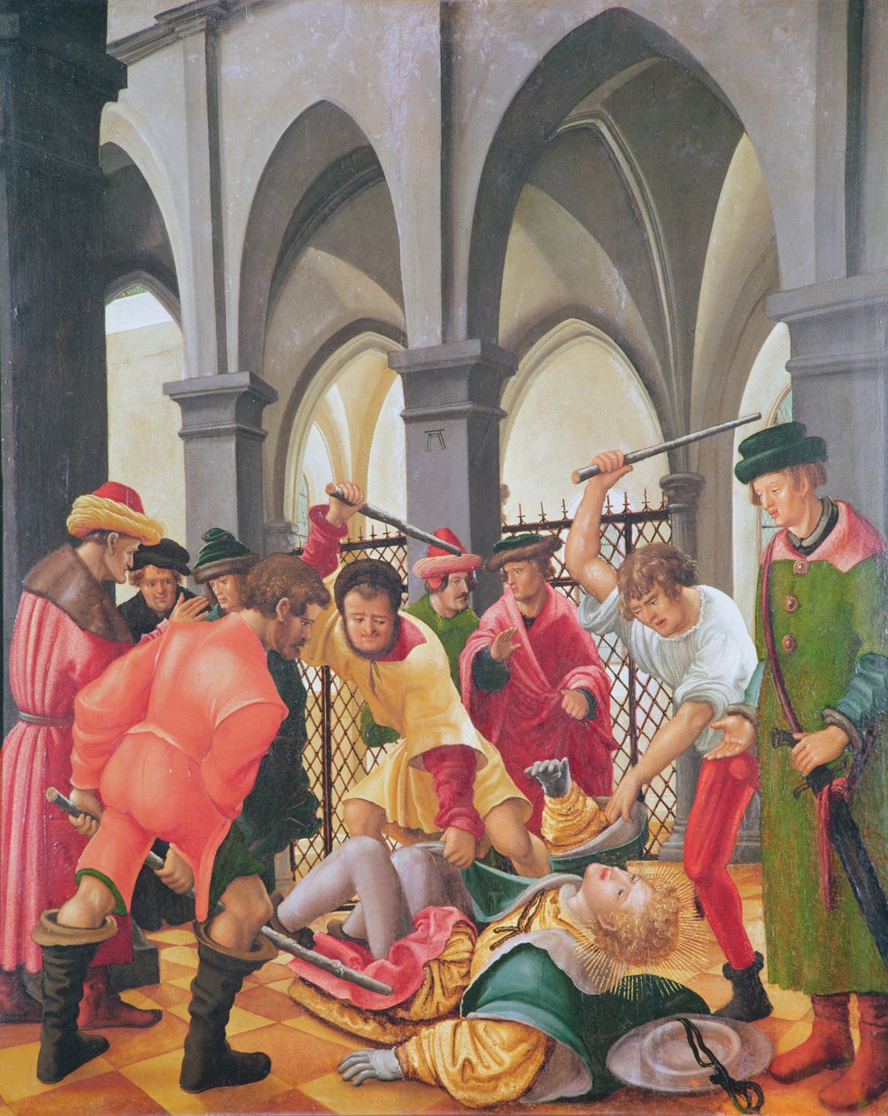 Het martelaarschap van St. Florian door Albrecht Altdorfer