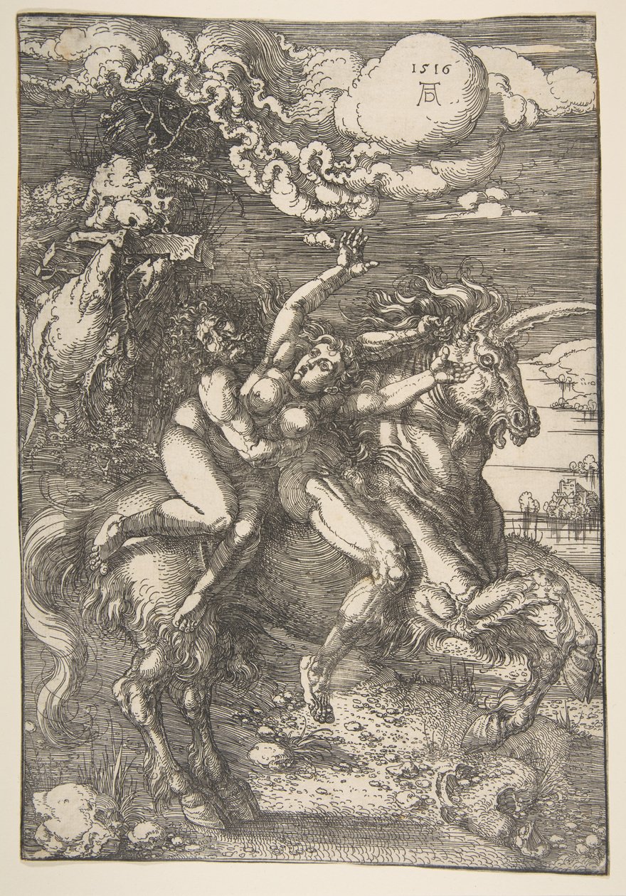 Ontvoering van Proserpine door Albrecht Dürer