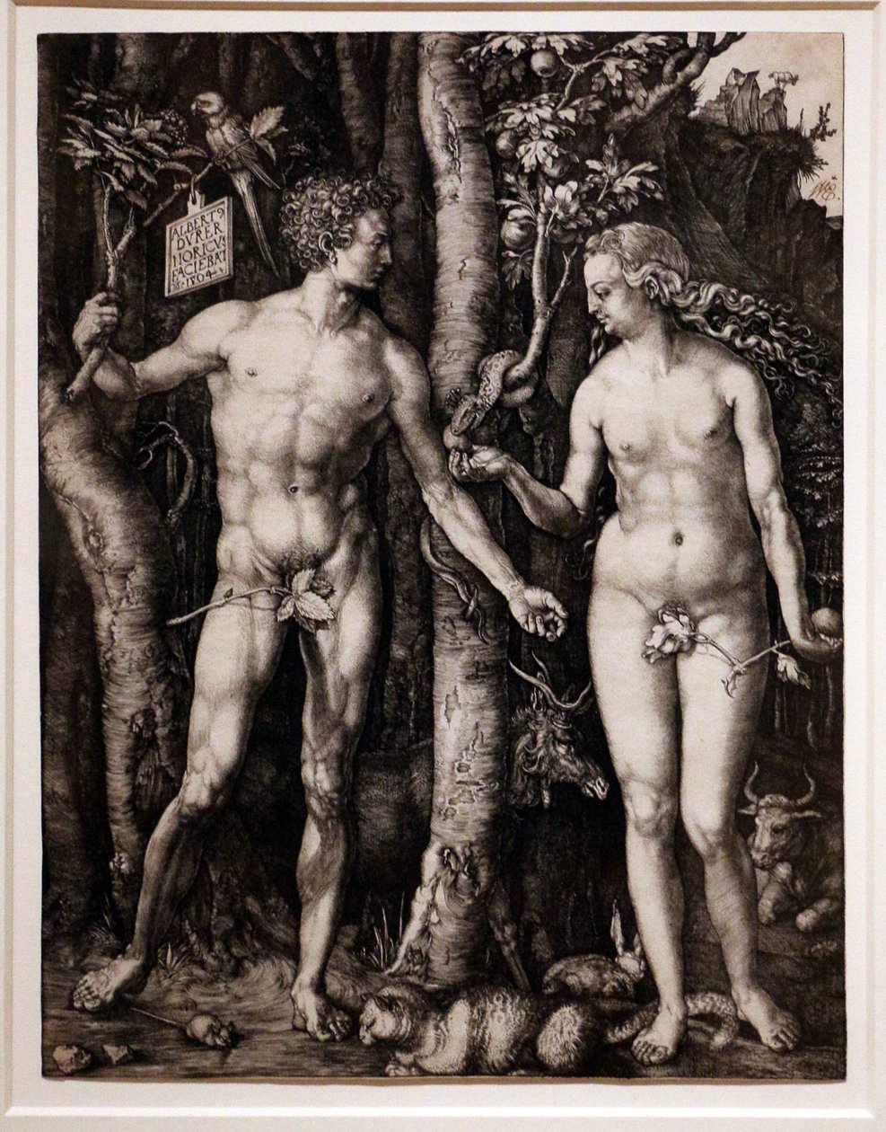 Adam en Eva door Albrecht Dürer