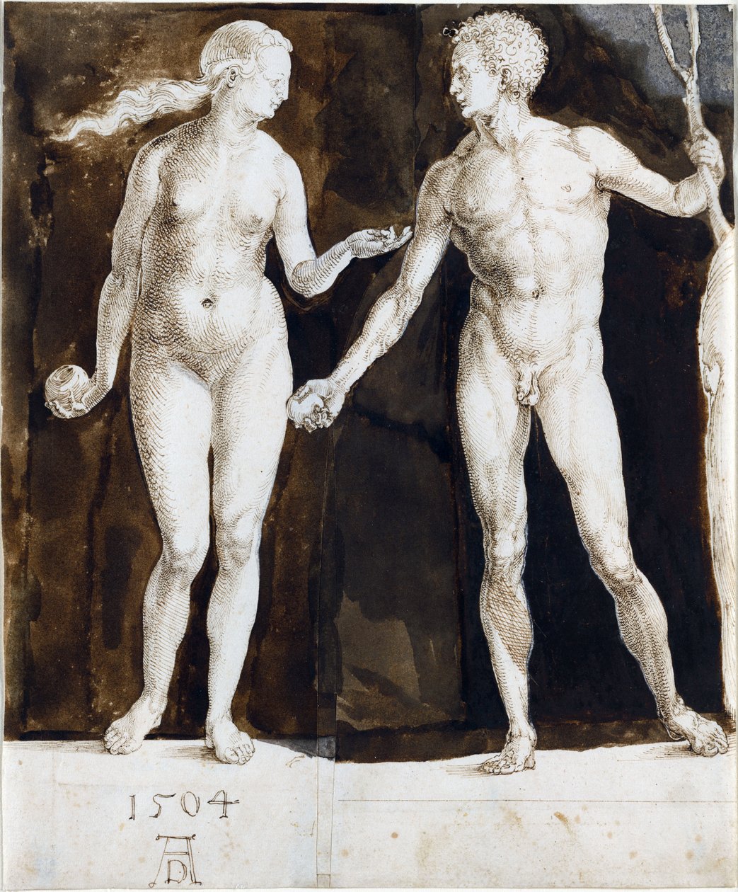 Adam en Eva door Albrecht Dürer