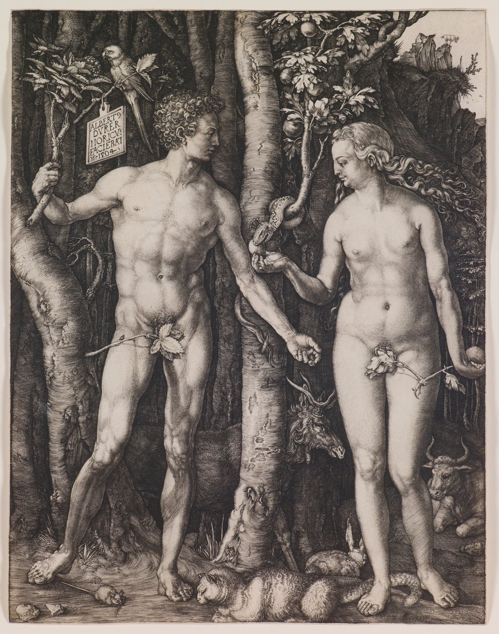 Adam en Eva door Albrecht Dürer