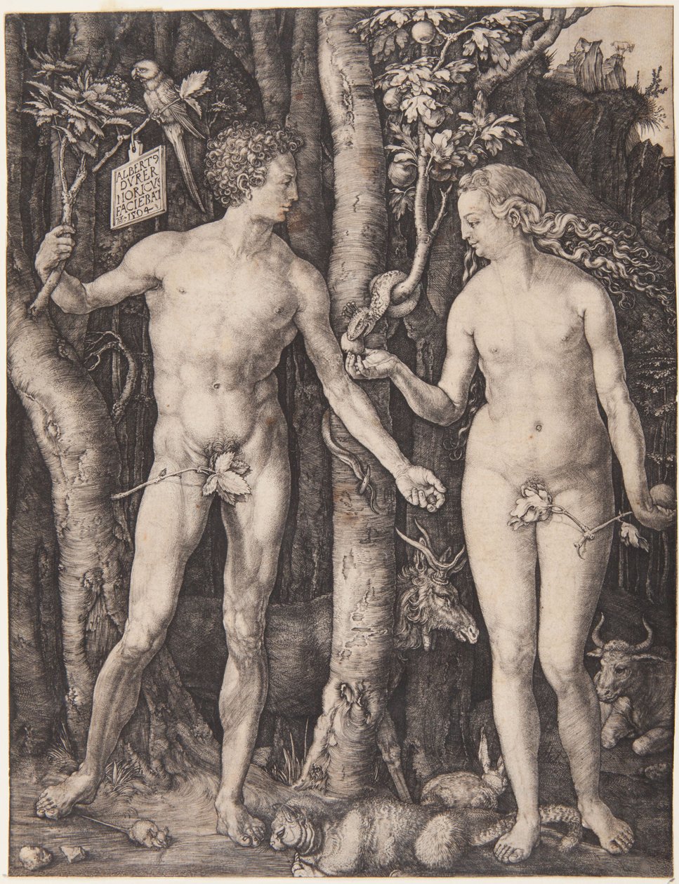 Adam en Eva door Albrecht Dürer