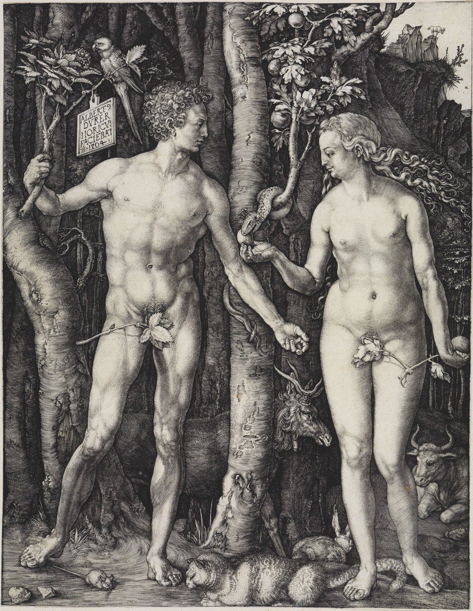 Adam en Eva door Albrecht Dürer