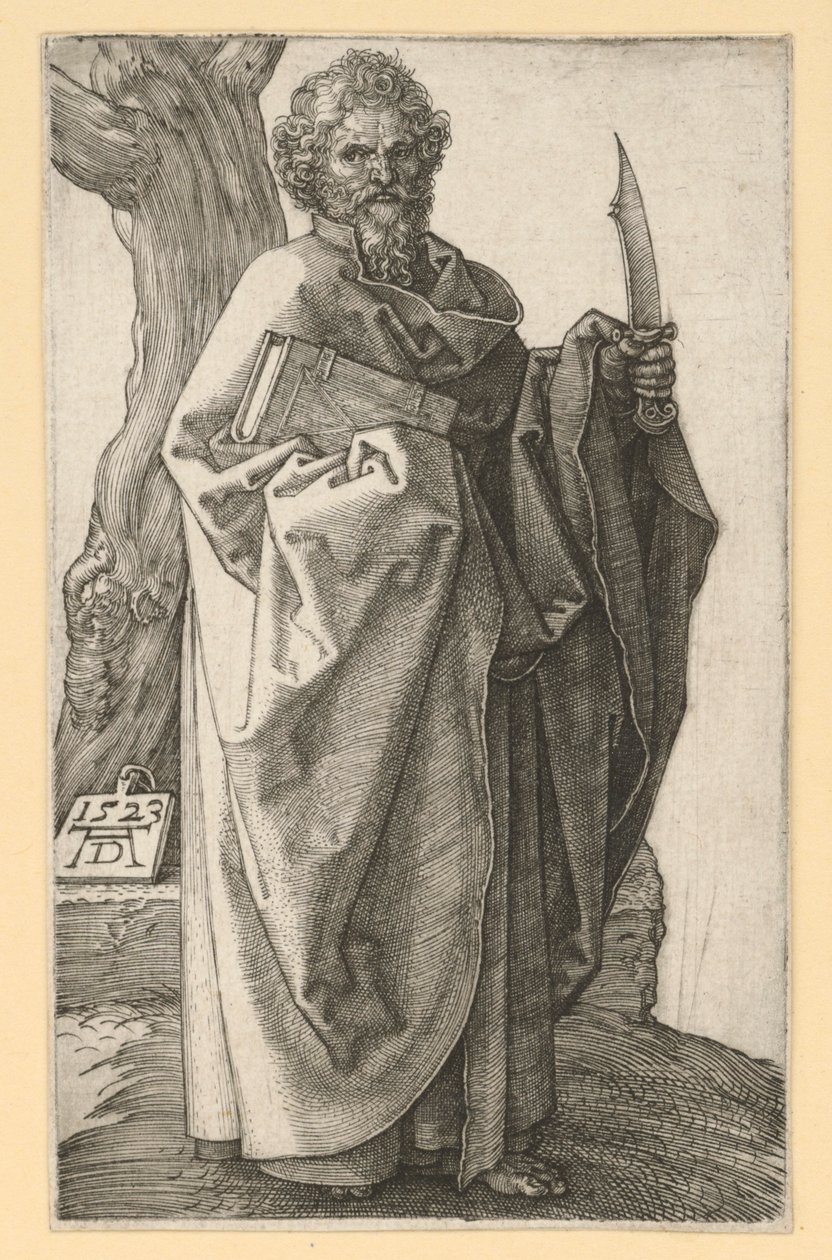 Apostel Bartholomeüs door Albrecht Dürer