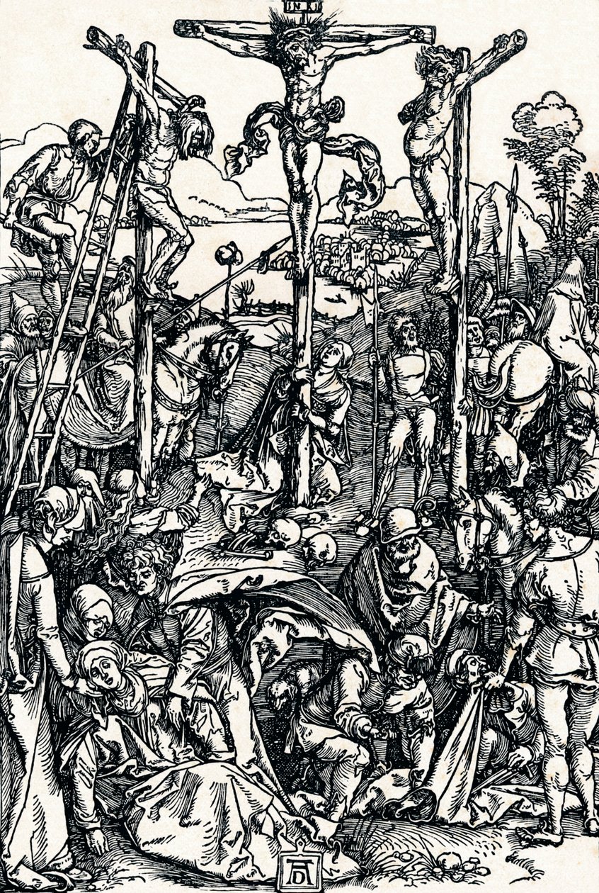 Calvarie met de Drie Kruisen, 1504 1906 door Albrecht Dürer