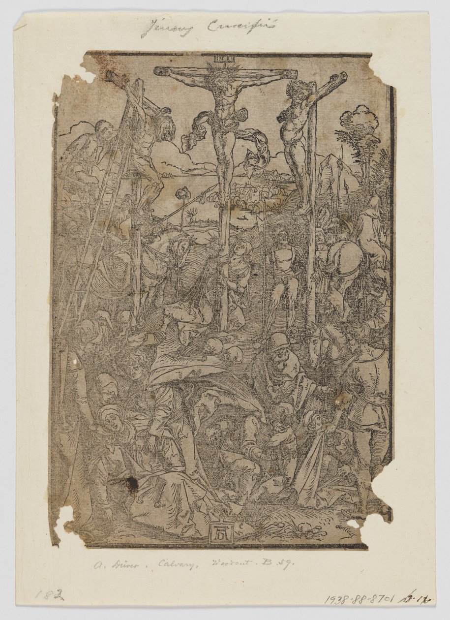 Cavalerie met de drie kruisen door Albrecht Dürer