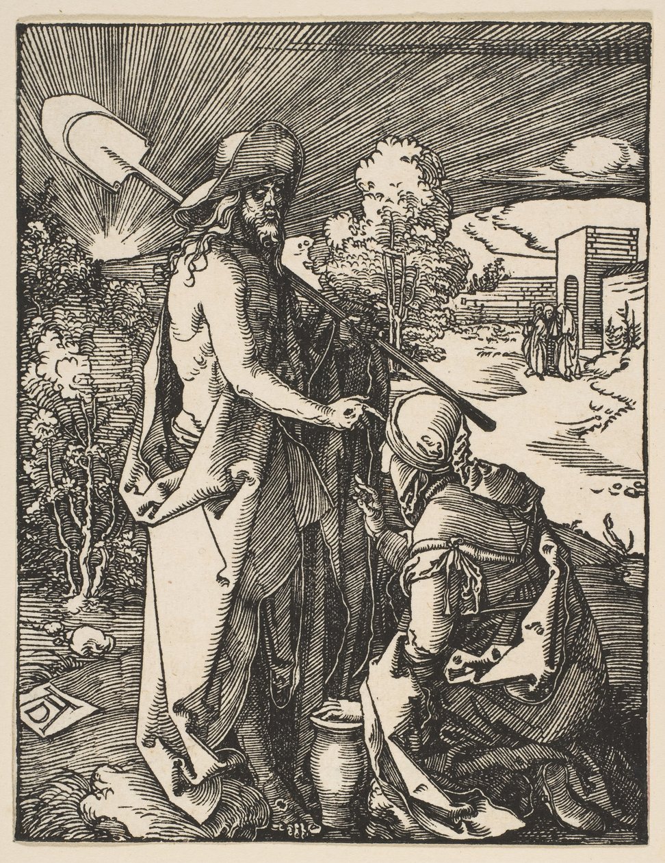 Christus Verschijnt aan Maria Magdalena, uit De Kleine Passie door Albrecht Dürer