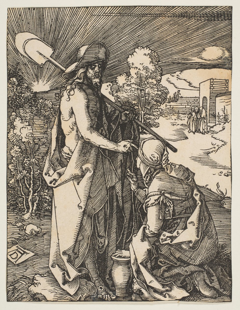 Christus Verschijnt aan Maria Magdalena, uit De Kleine Passie door Albrecht Dürer