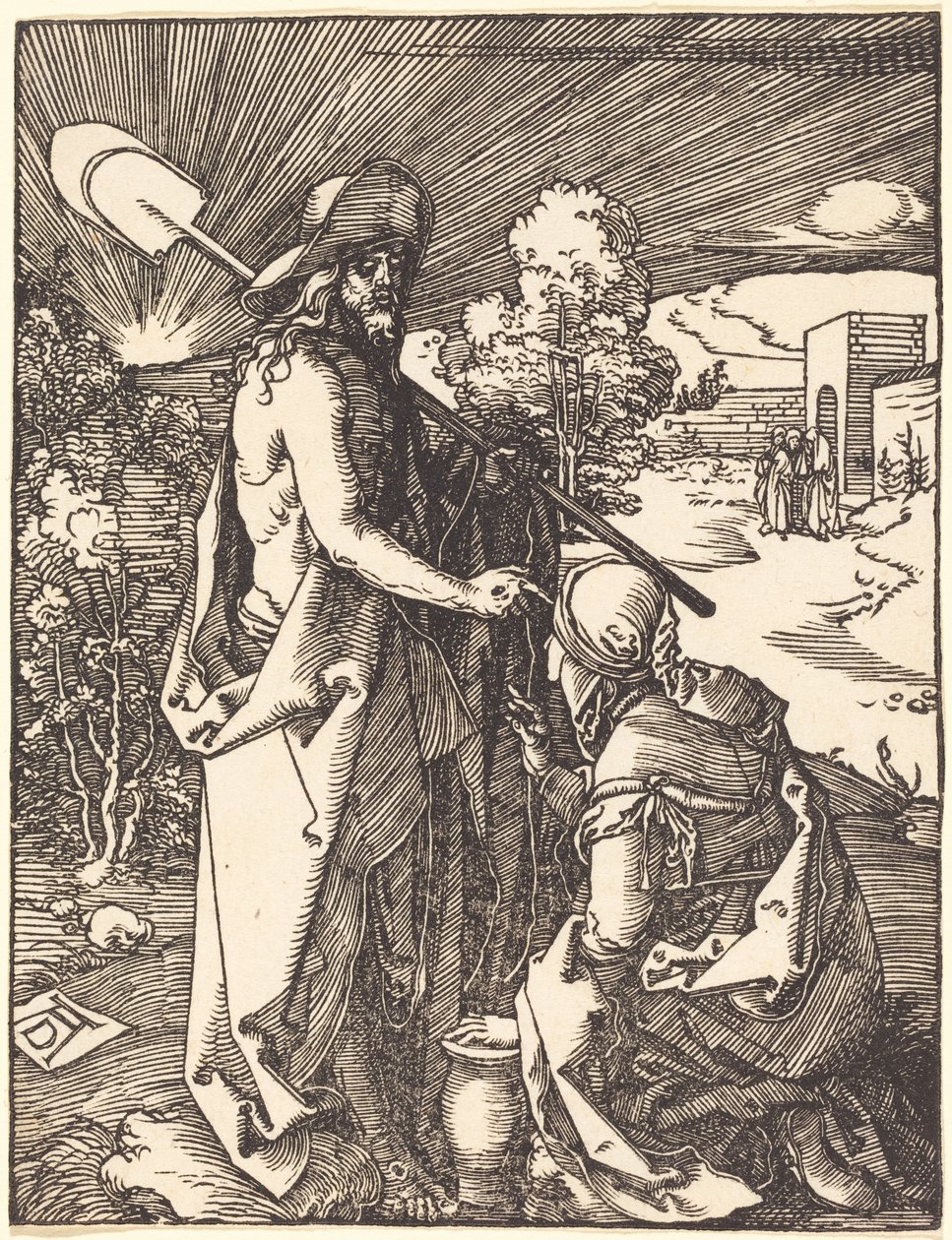 De verschijning van Christus aan Maria Magdalena door Albrecht Dürer