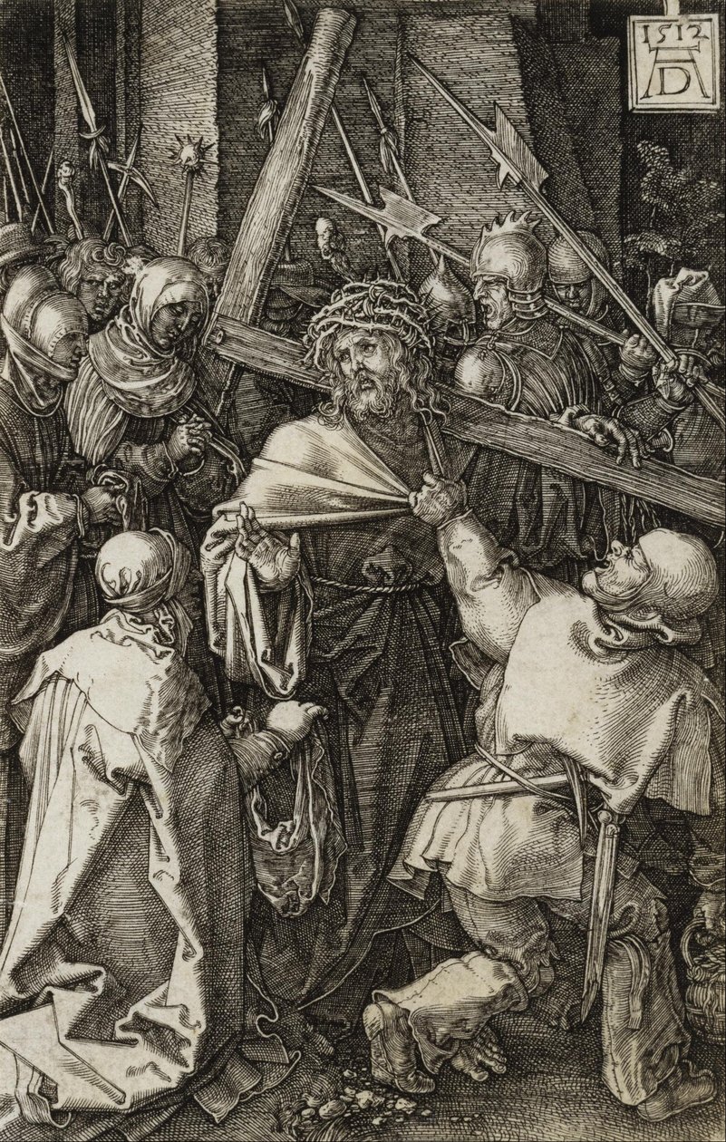 Christus draagt het kruis door Albrecht Dürer