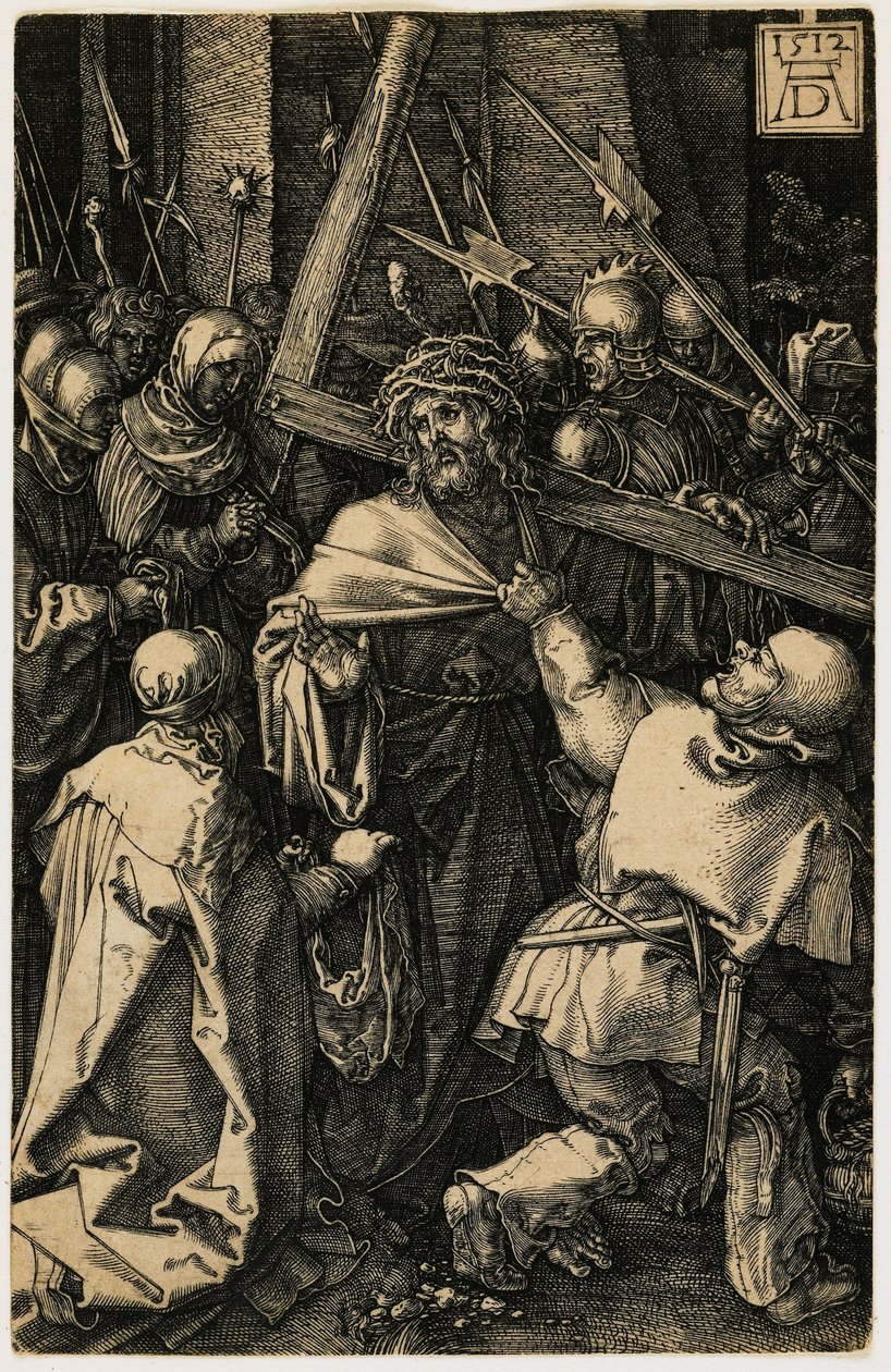 Christus draagt het kruis door Albrecht Dürer
