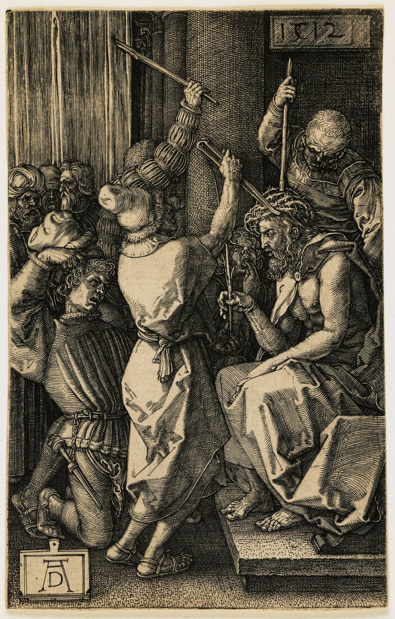 Christus met de doornenkroon door Albrecht Dürer