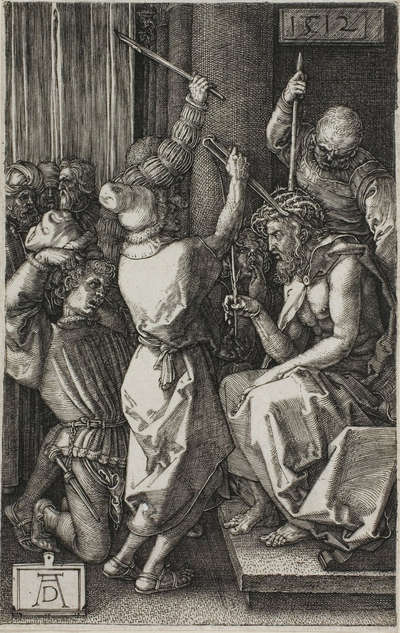 Christus met Doornenkroon, uit De Gegraveerde Passie door Albrecht Dürer