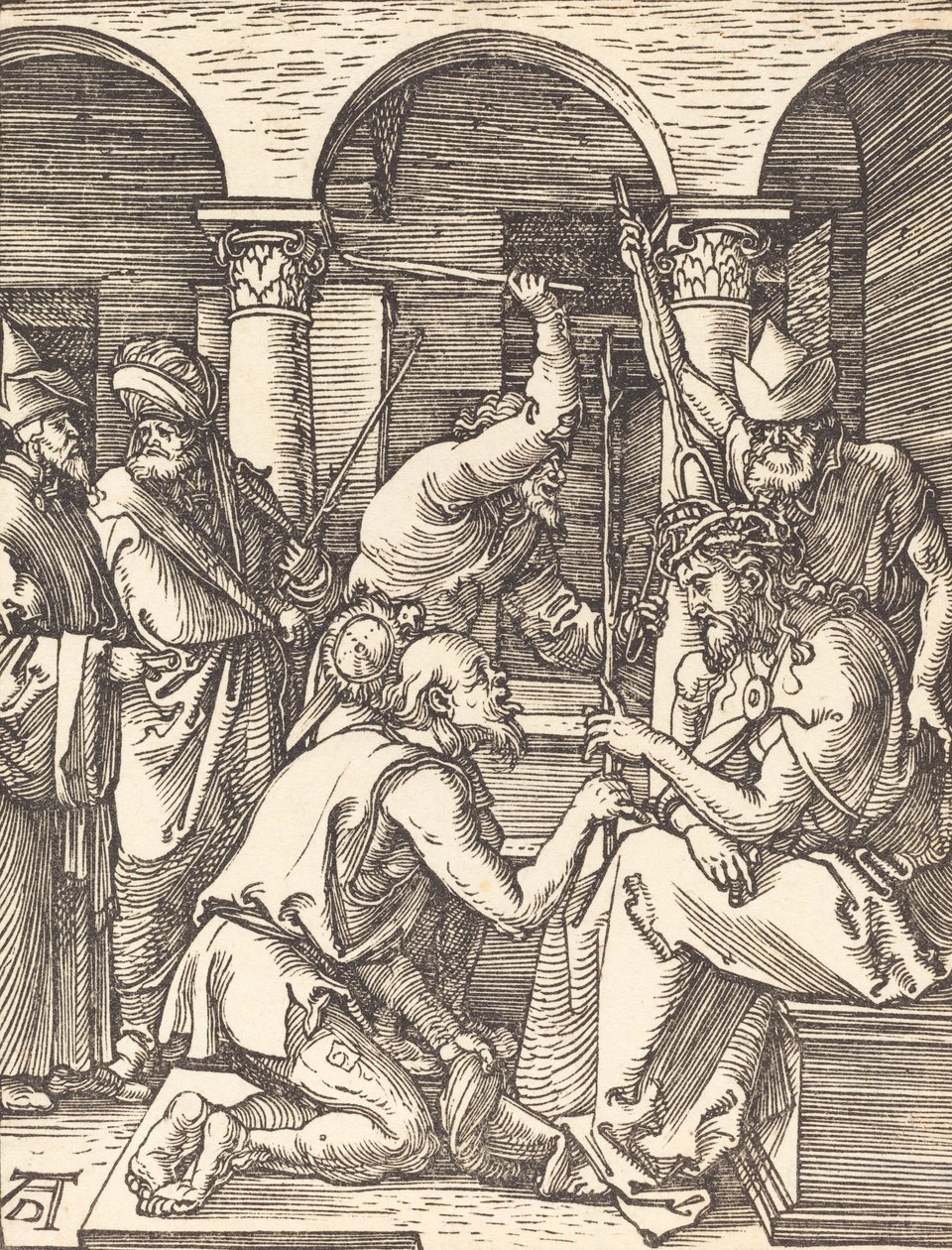 Christus met Doornenkroon door Albrecht Dürer
