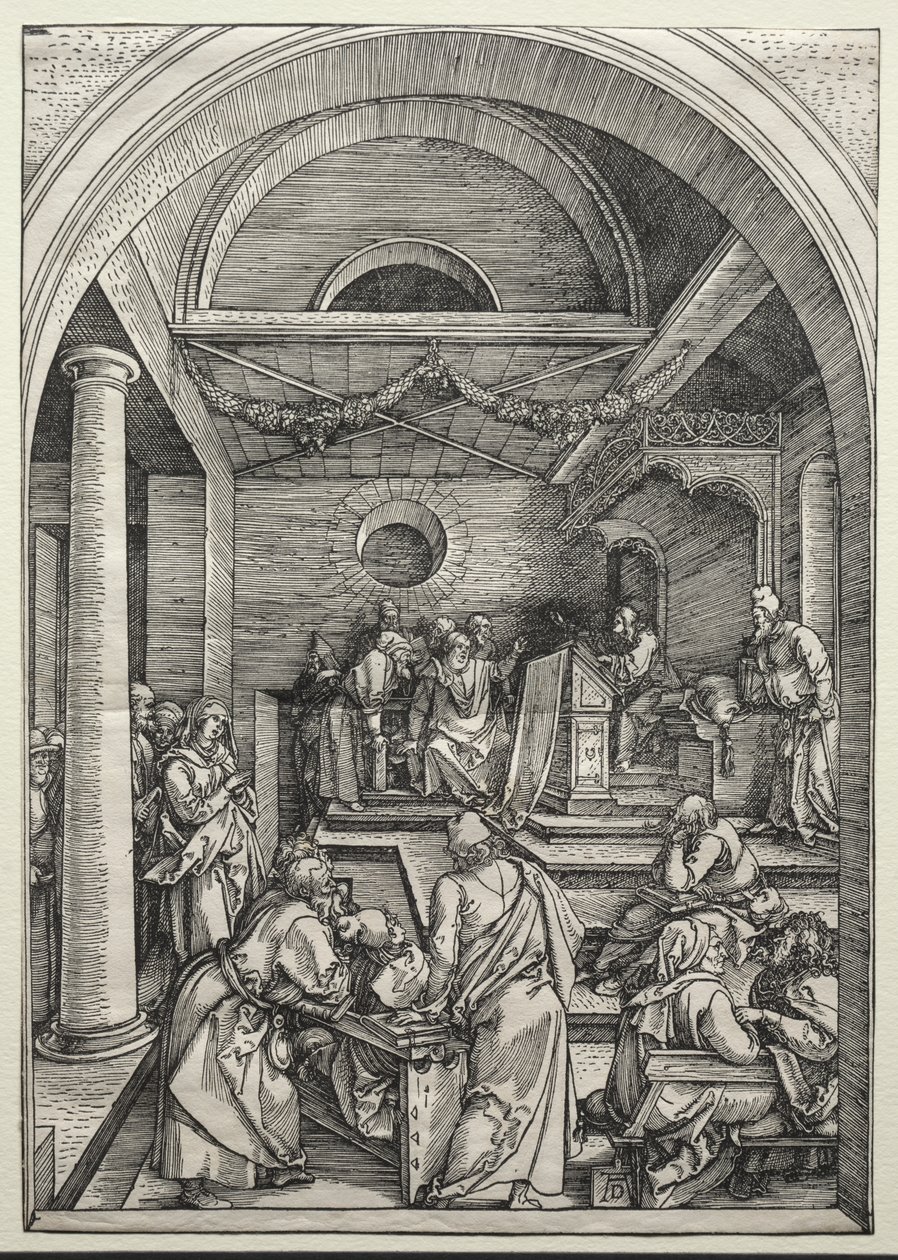 Christus in Gesprek met Doktoren door Albrecht Dürer
