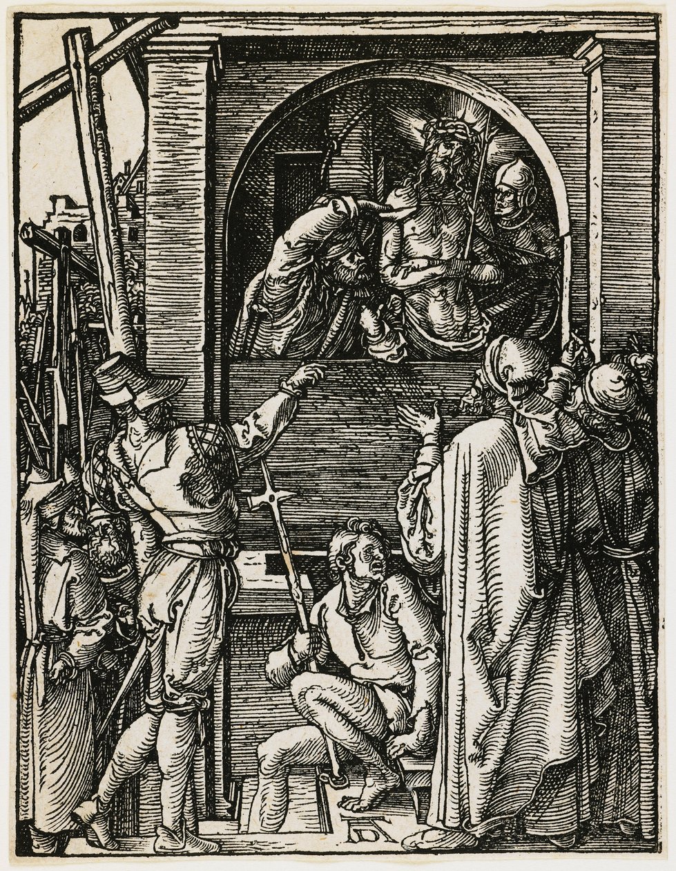 Christus wordt aan het volk gepresenteerd door Albrecht Dürer