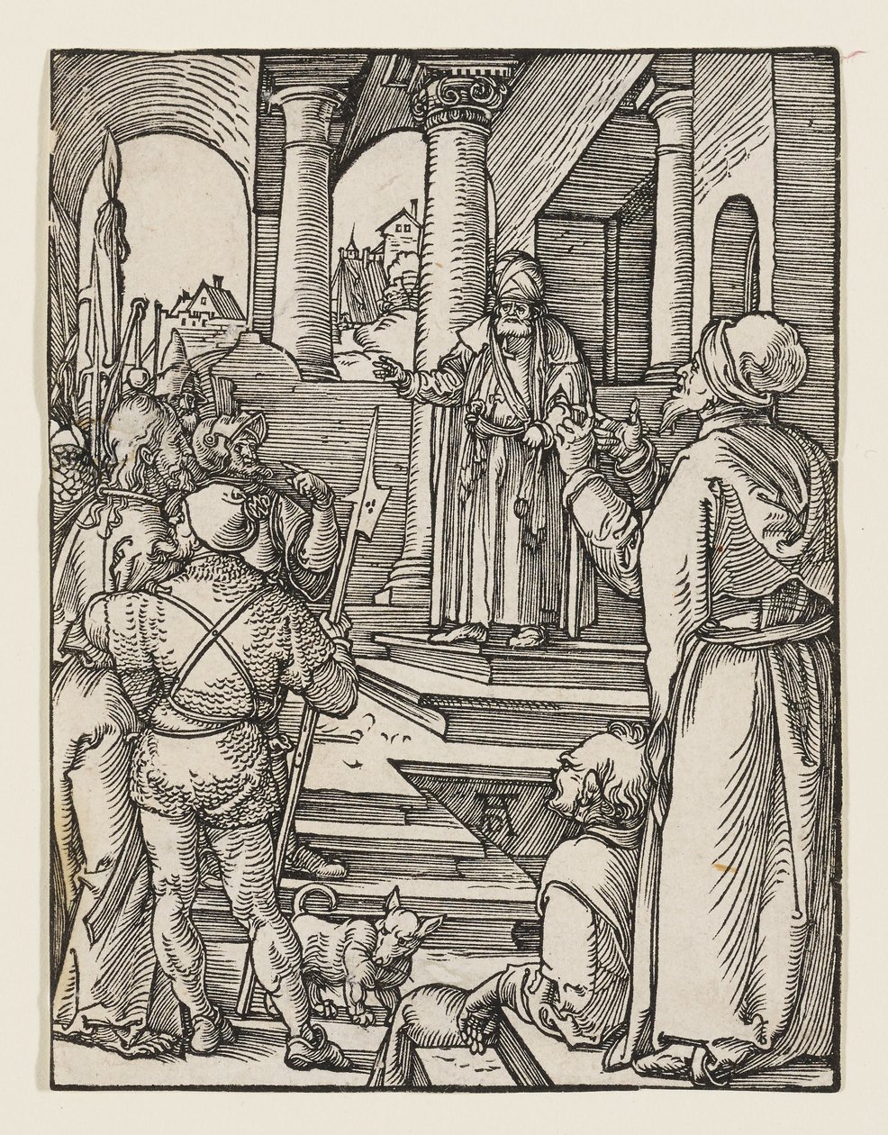 Christus voor Pilatus door Albrecht Dürer