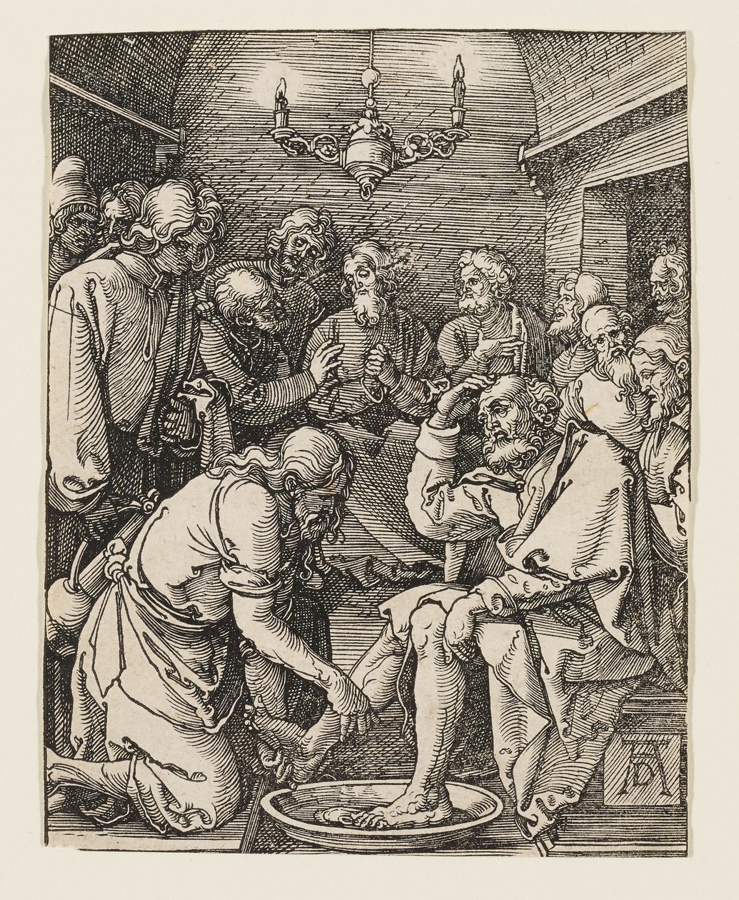 Christus wast de voeten van zijn discipelen door Albrecht Dürer