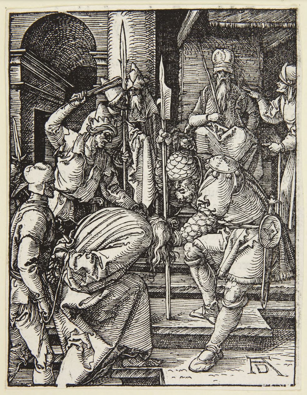 Christus voor Annas door Albrecht Dürer