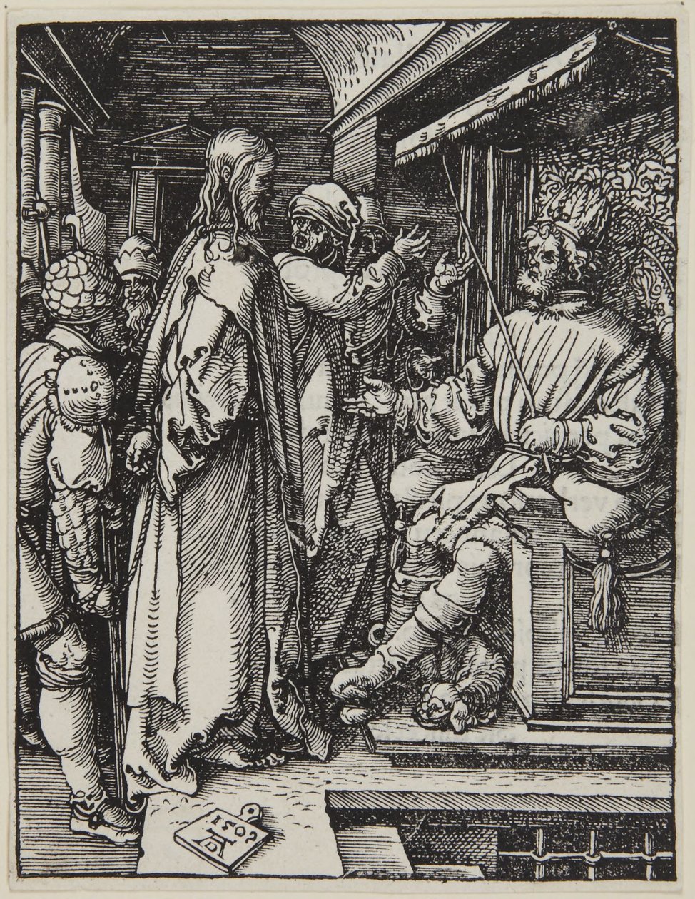 Christus voor Herodes door Albrecht Dürer