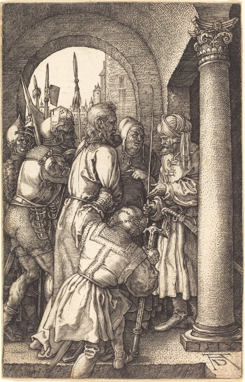 Christus voor Pilatus door Albrecht Dürer