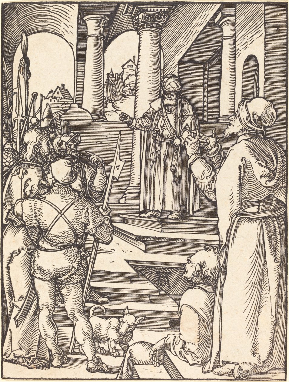 Christus voor Pilatus door Albrecht Dürer