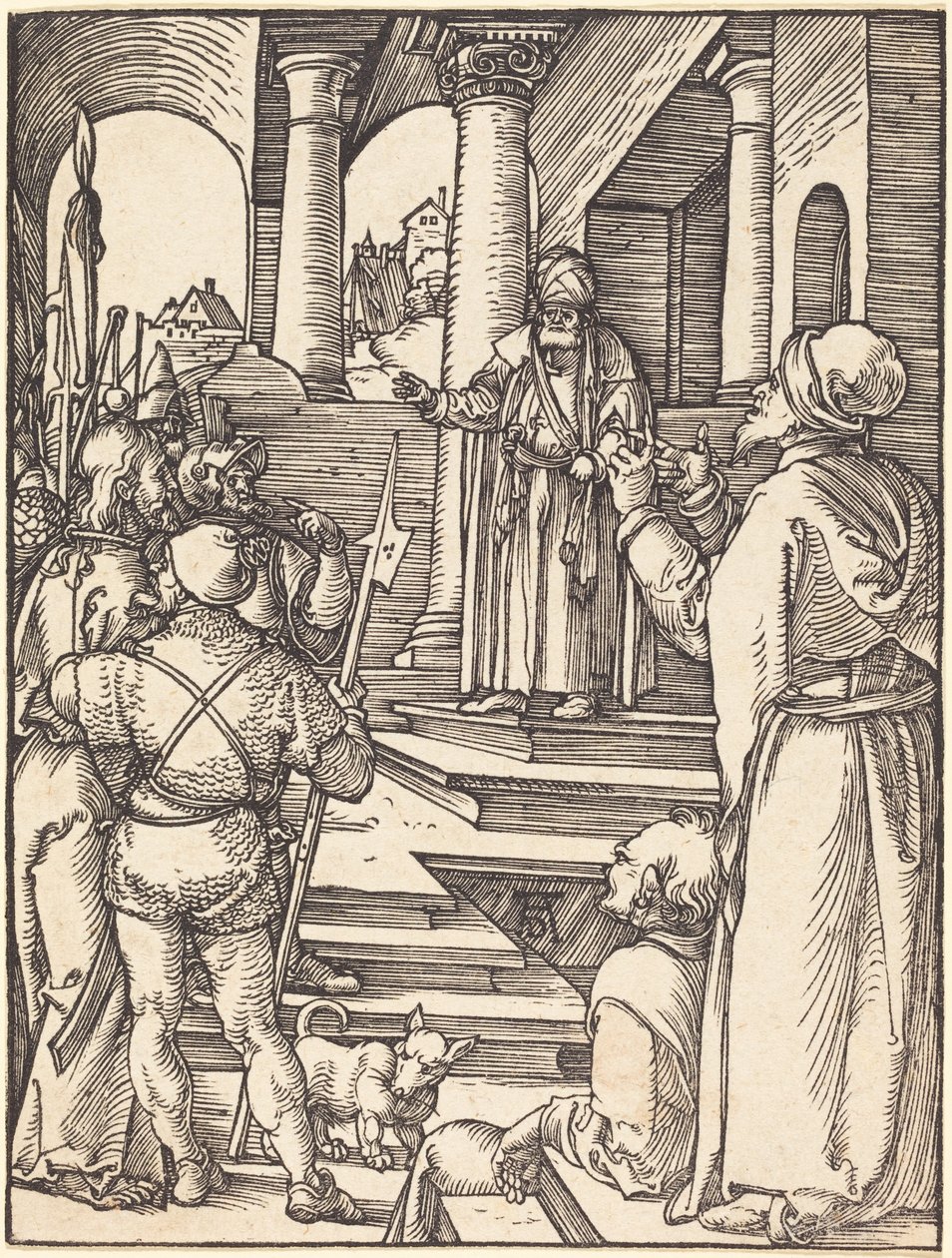 Christus voor Pilatus door Albrecht Dürer