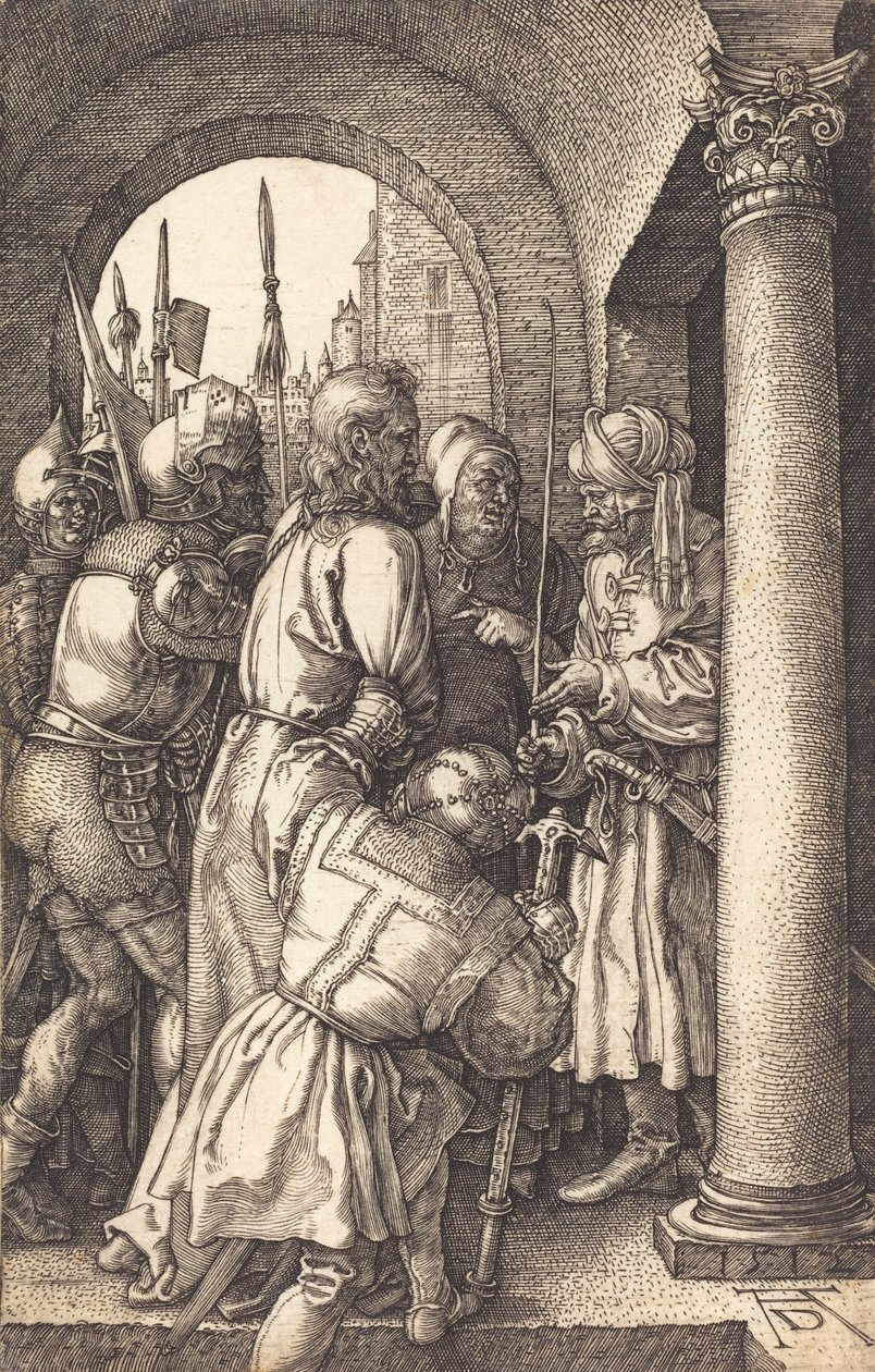 Christus voor Pilatus door Albrecht Dürer
