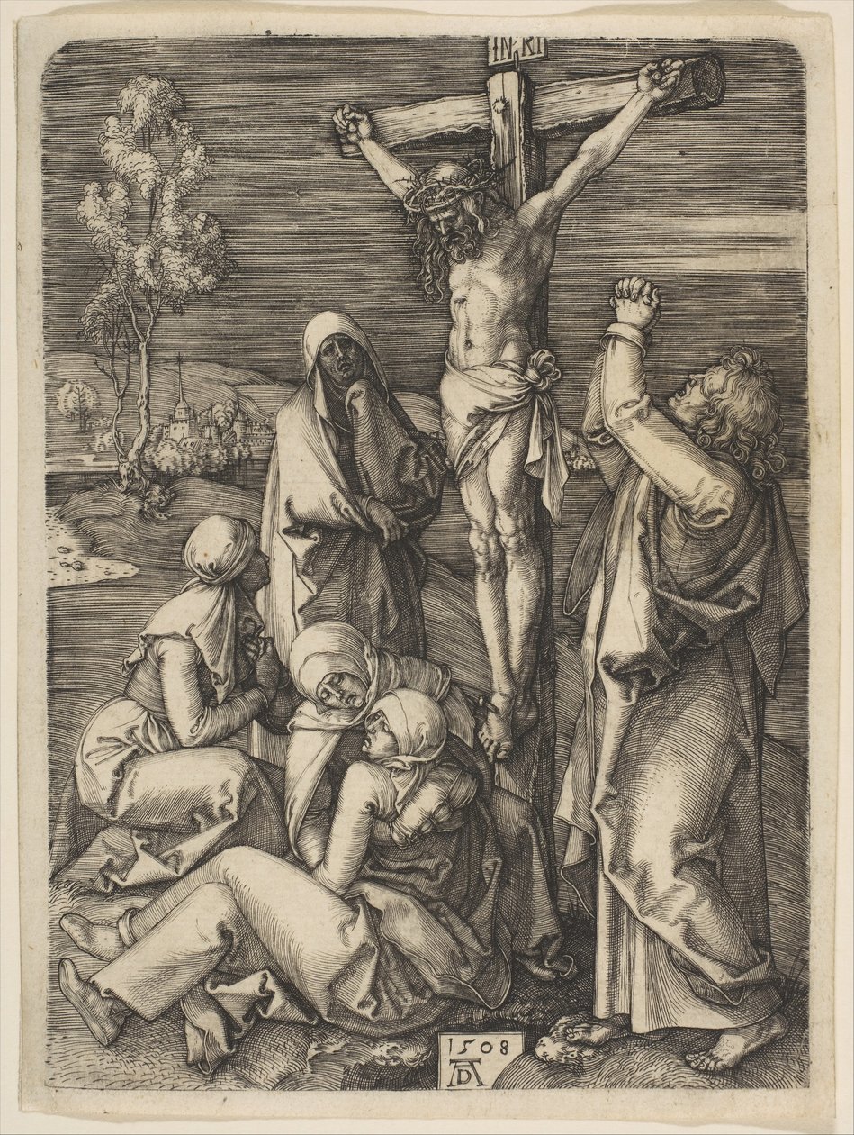 Christus aan het kruis, 1508 door Albrecht Dürer