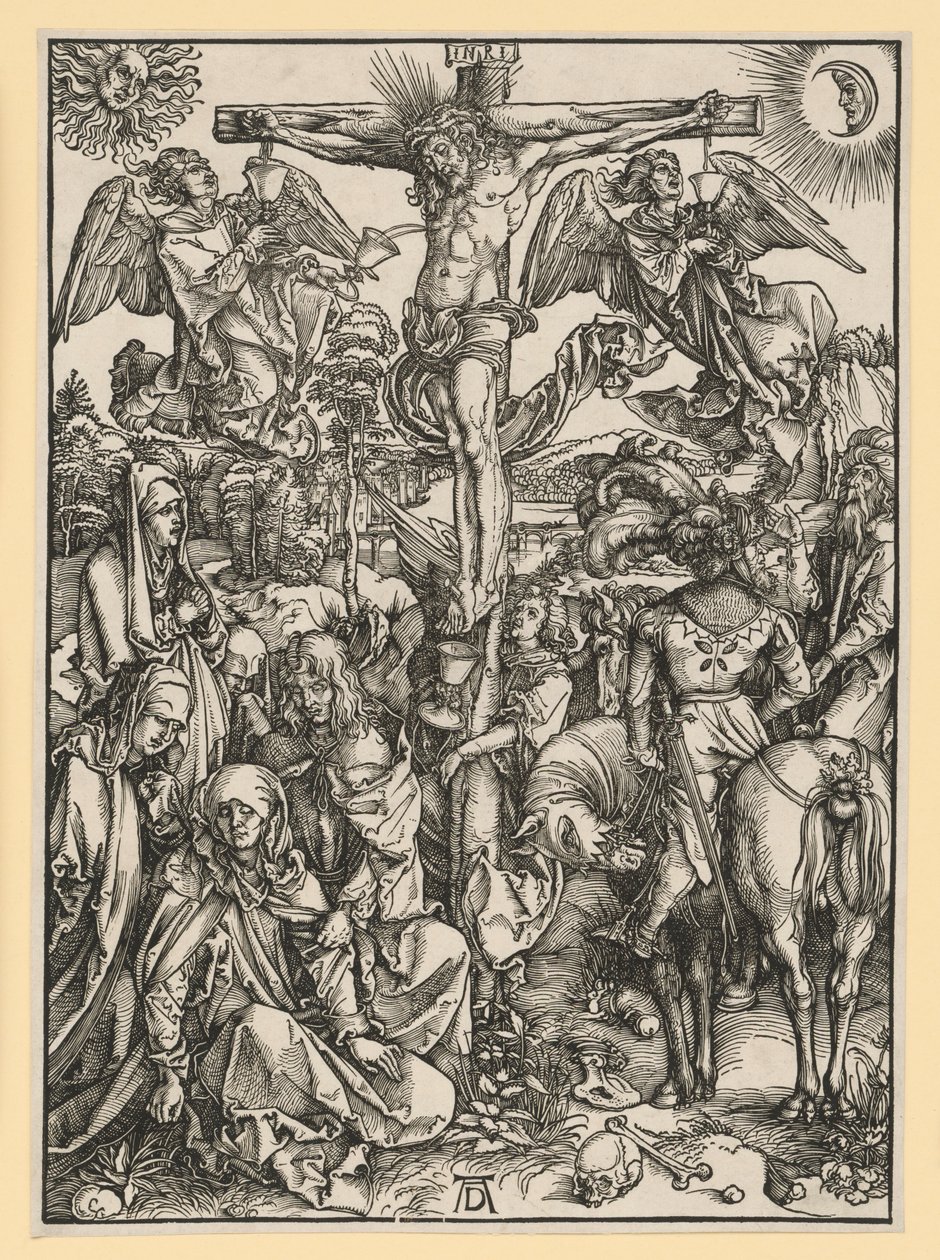 De kruisiging van Christus (Grote Passie) door Albrecht Dürer