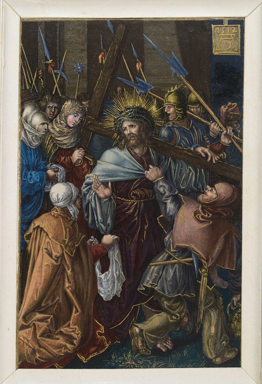Het dragen van het kruis door Christus door Albrecht Dürer
