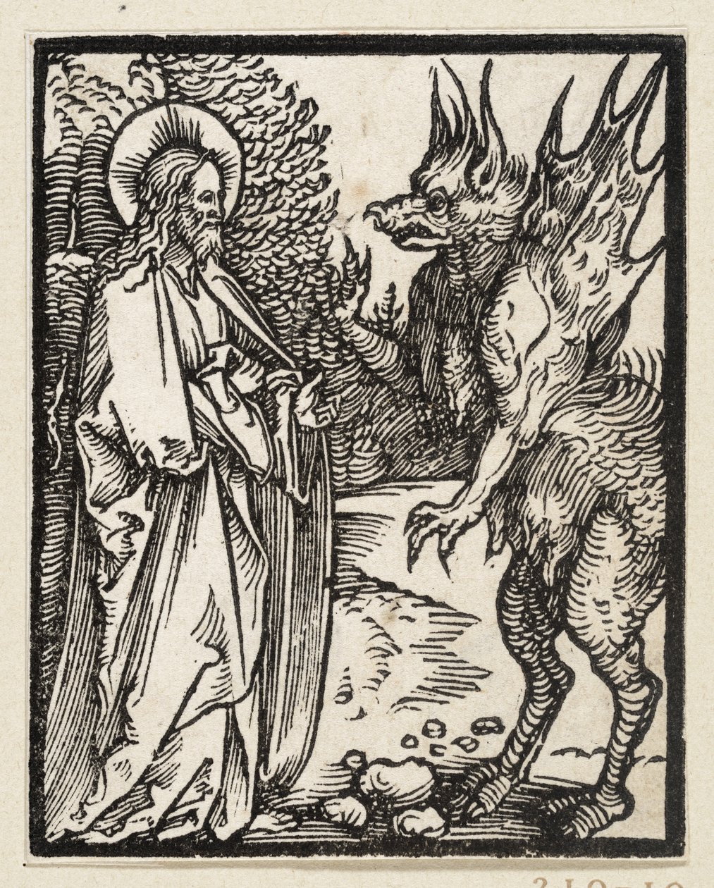 De verzoeking van Christus (43 religieuze thema