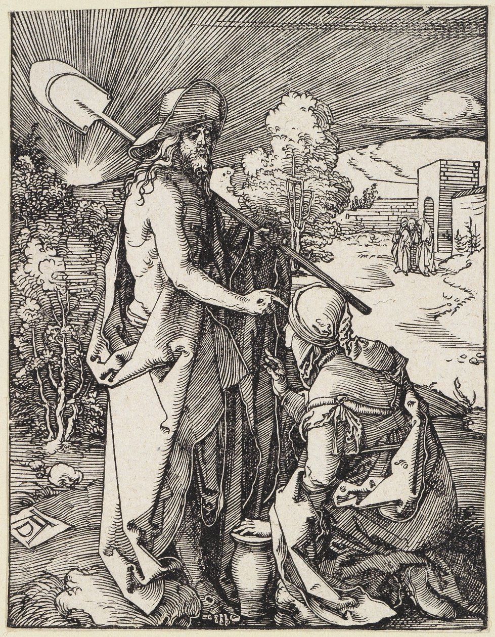 Christus verschijnt aan Magdalena door Albrecht Dürer