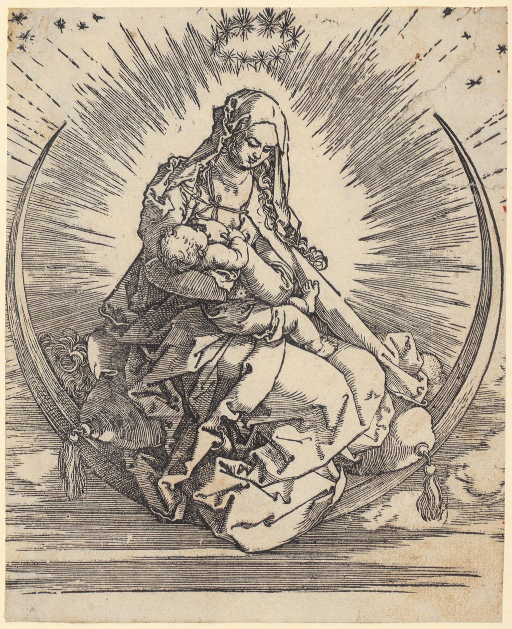 Christus in de voorhel, blad 11 uit de serie „De Grote Passie“ door Albrecht Dürer
