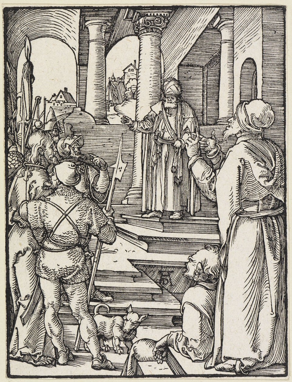 Christus voor Pilatus door Albrecht Dürer