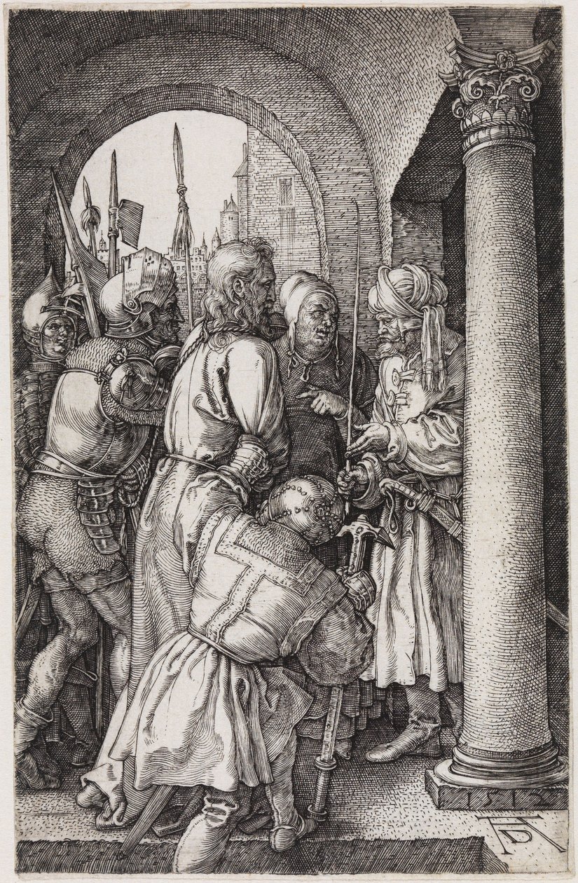 Christus voor Pilatus door Albrecht Dürer