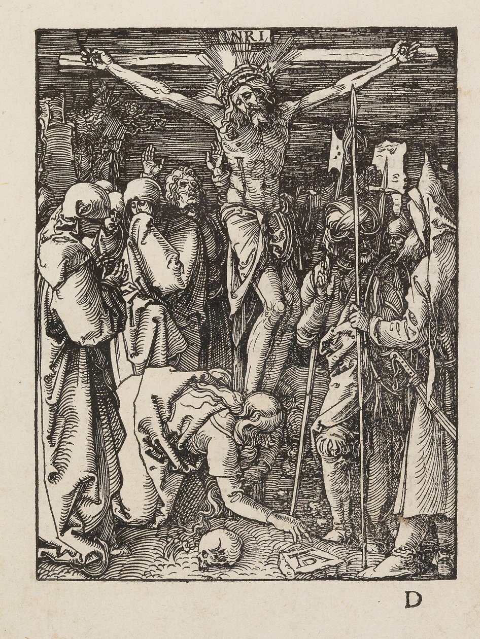 Kruisiging, uit de serie De Kleine Passie door Albrecht Dürer