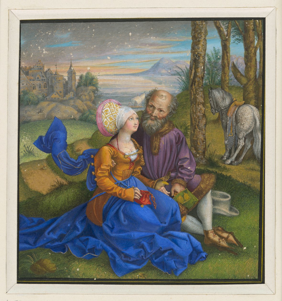 Het ongelijksoortige paar door Albrecht Dürer