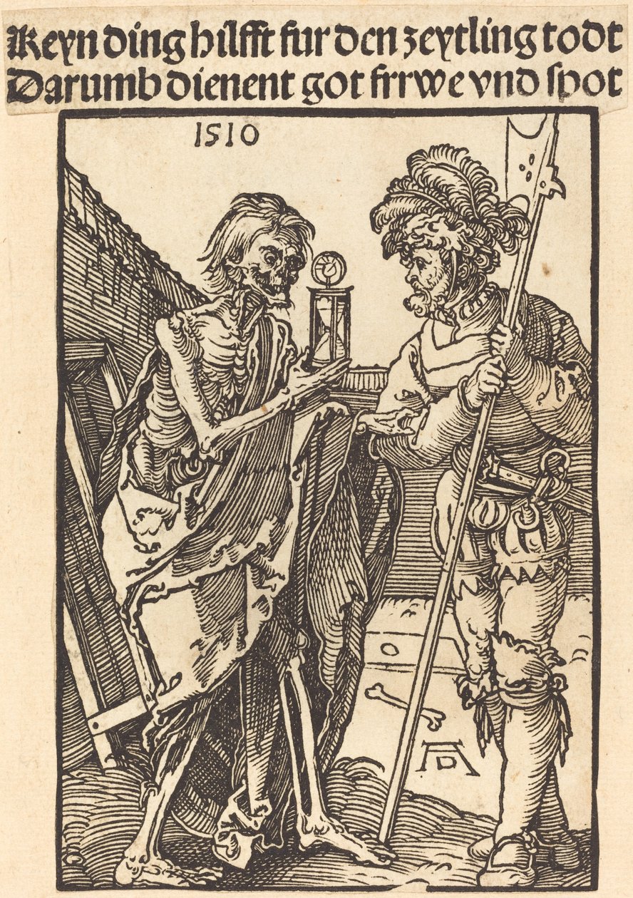 De Dood en de Landsknecht door Albrecht Dürer