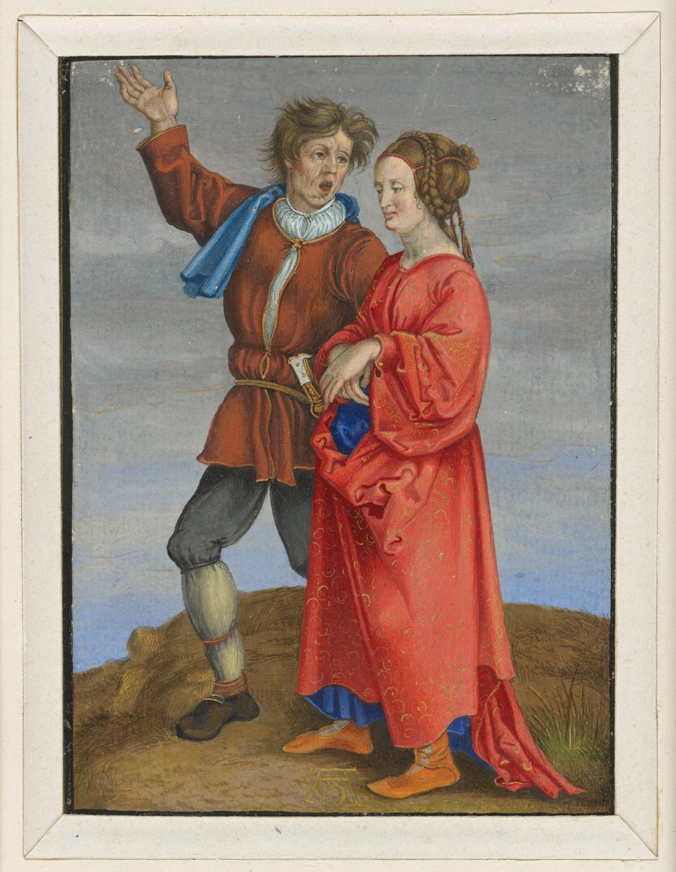 De boer en zijn vrouw door Albrecht Dürer